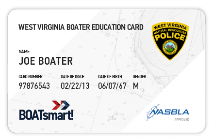 West Virginia boater card